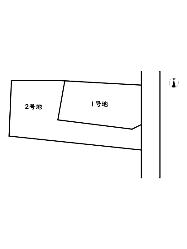 姫路市金屋町/売土地の区画図