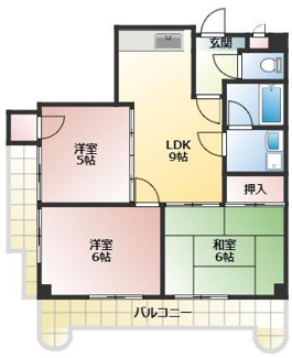 【間取り】 | ロータリーマンション八雲西町