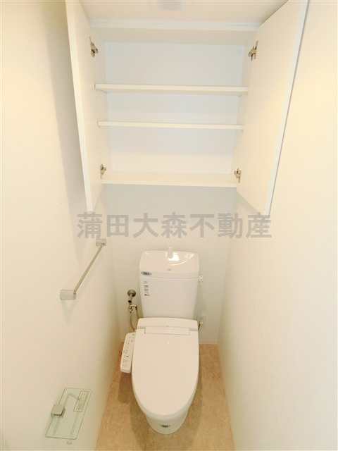 XEBECジーベック糀谷のトイレ|トイレ　温水洗浄便座付き