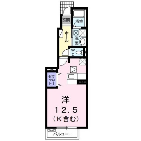 【間取り】 | アムール一本木Ⅰ