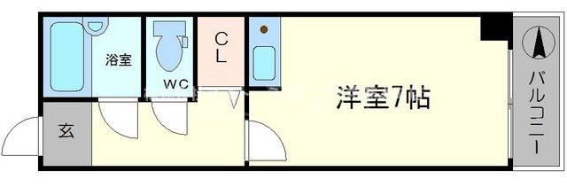 プリエ南船場の間取り