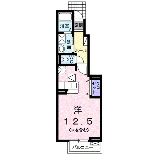 【間取り】 | アムール一本木Ⅰ