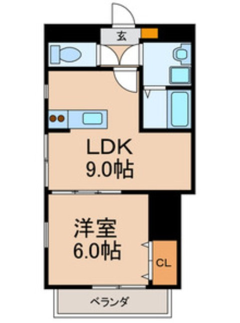 松戸市秋山２丁目のアパートの間取り
