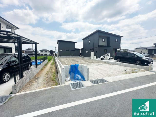 ●5(土)6(日)現地案内可能！　葛城市林堂　第4期　新築一戸建ての外観|現在はこんな感じです。完成までが待ち遠しいですね。