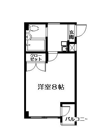 セントラルマンション笹塚の間取り|間取りです。