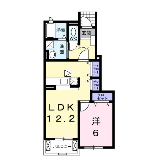 【間取り】 | グランプレーヌＡ