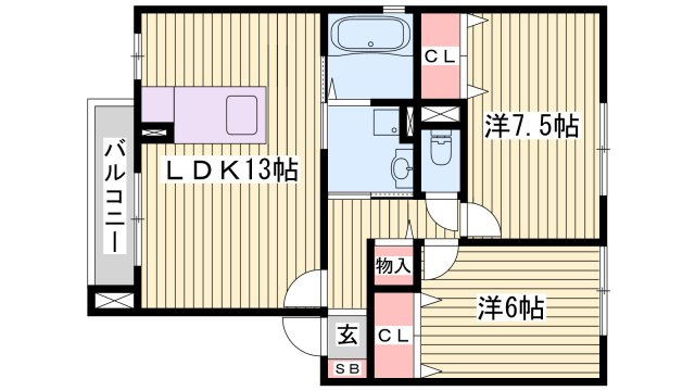 レセンテ寿の間取り