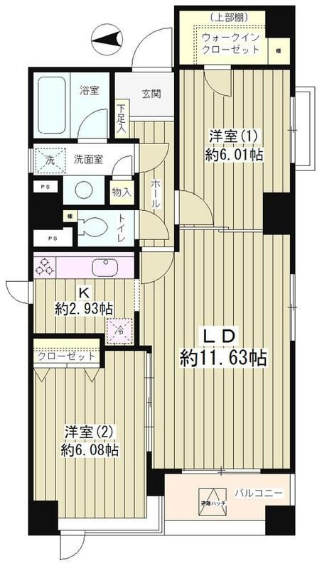 パーク麻布十番の間取り