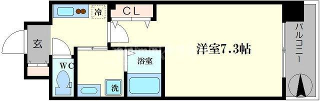 アスリート本町リバーウエストの間取り