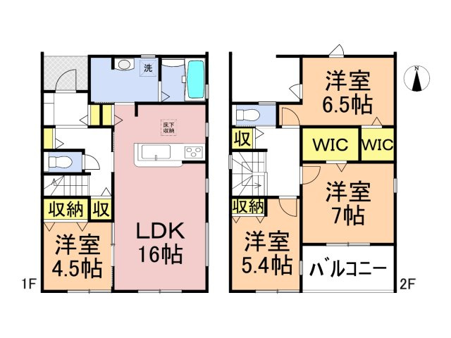 リーブルガーデン　各務原市蘇原古市場町　全1区画分譲の間取り|■1号棟　■ヤマダ不動産　株式会社リライフ　
■夢のマイホーム購入をフルサポートします！