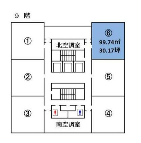【間取り】 | フジモト第一生命ビルディング