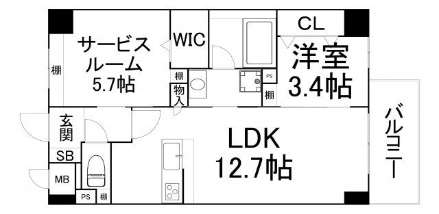 【間取り】 | リアンカーサ長柄