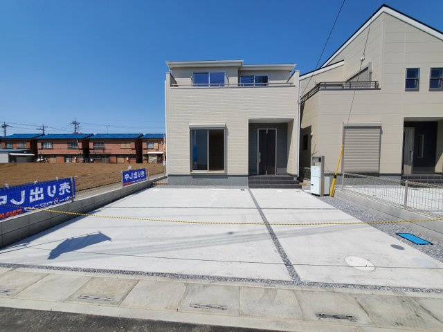 北葛飾郡松伏町　松伏　新築戸建　全6棟の駐車場|施工例です
