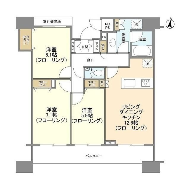 ＨＦ白金高輪レジデンスの間取り
