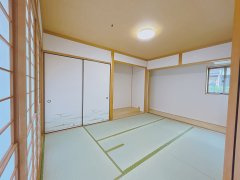 【和室】 | 仲介手数料無料！上宇部小学校に通えるリフォーム済み中古住宅　宇部市開４丁目 | ゆったりとくつろげる和室です
