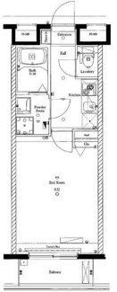 【間取り】 | アゼスト東陽町 | 間取りです。