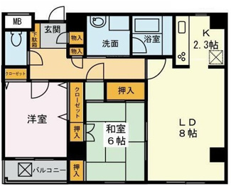 【間取り】 | グランドゥールセゾン | 間取りです。