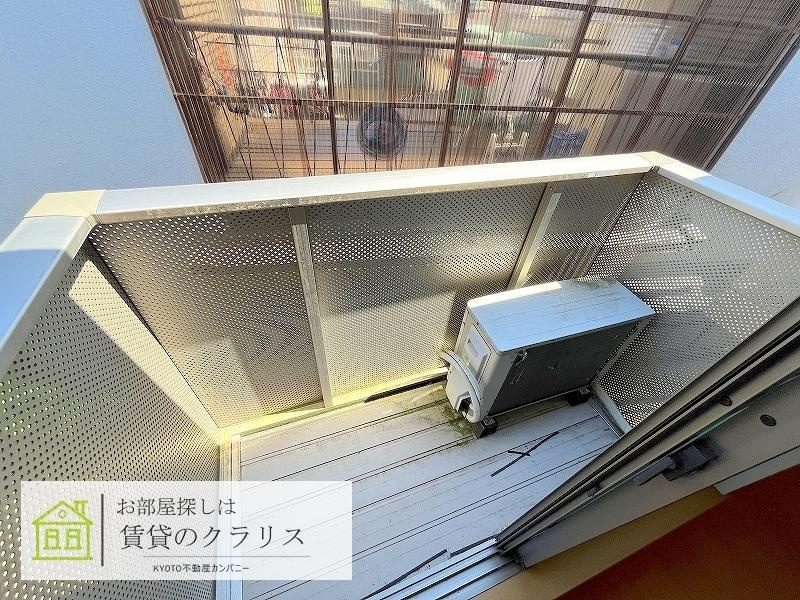 パレスサイド桂のバルコニー