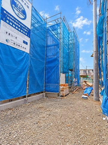 北葛飾郡松伏町　松伏　新築戸建　全6棟の前面道路含む現地写真|前面道路含む現地写真です