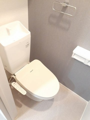 レジャリー　バッドのトイレ|落ち着いたトイレです