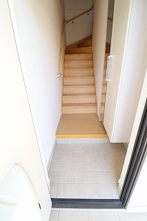 ジェルメＣの玄関|ゆったりとした玄関です