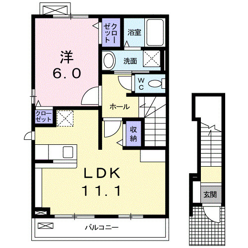ポポラーレの間取り