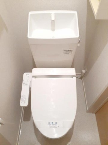 ヴィラ　デイジー　Ａのトイレ|コンパクトで使いやすいトイレです