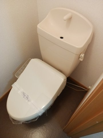 ヴィラエミネンス　Ｂのトイレ|落ち着いた色調のトイレです