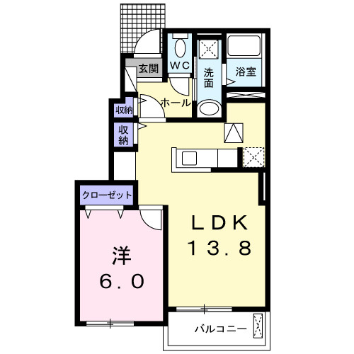 ノースパークＡの間取り