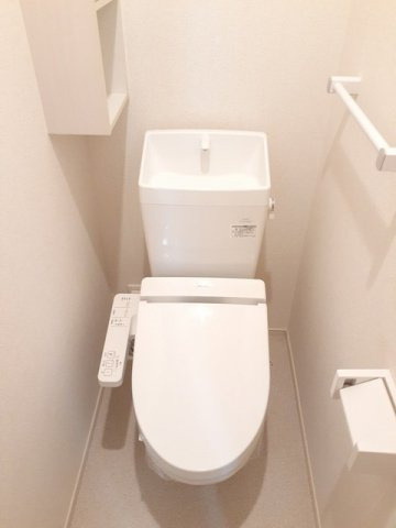 ノースパークＡのトイレ|シンプルで使いやすいトイレです