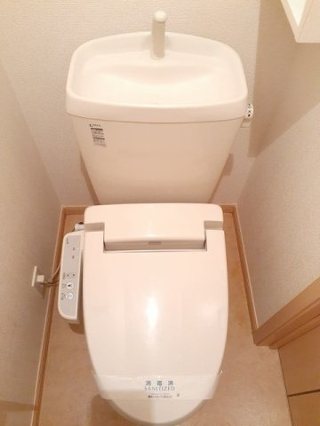 ガーデンコート　Ｅのトイレ|トイレです