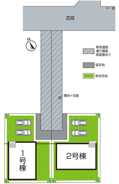 姫路市大塩町　第5　新築一戸建ての区画図|全２区画