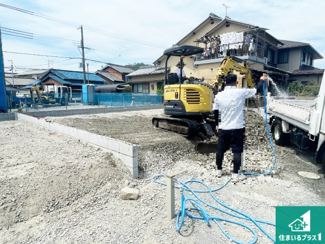 姫路市大塩町　第5　新築一戸建ての外観|現在の進捗状況です！順調に作業進行中、完成が待ち遠しいです！詳細の間取り等、お気軽にお問い合わせください！