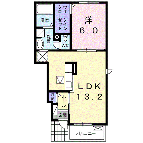 カーサ　アルバーダ　Ⅰの間取り