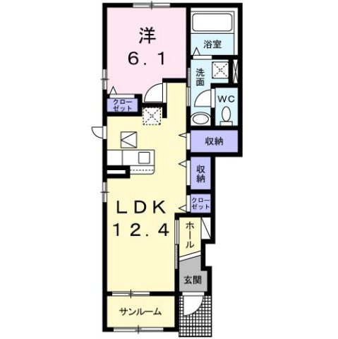 ひまわりの間取り