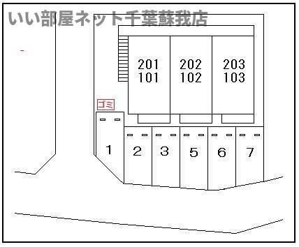 Ｋｏｋｕハイツ の区画図