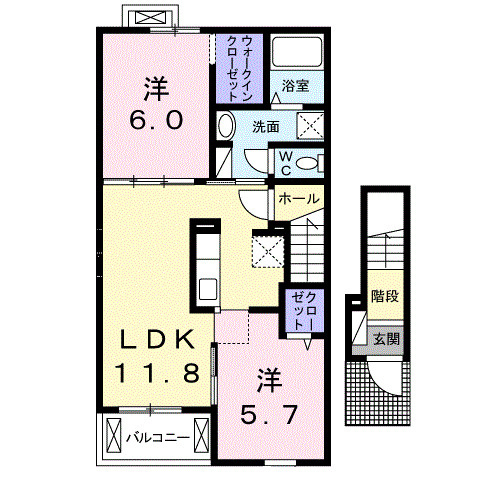 サルヴァトーレ　エイトの間取り