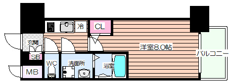 【間取り】 | サムティ姫島LIBERLE
