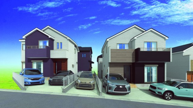 【横浜市保土ケ谷区仏向町1280-26全7棟新築戸建て】★仲介手数料無料★（仏向小学校・橘中学校）