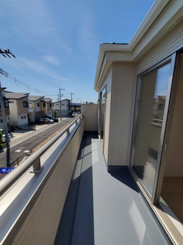 北葛飾郡松伏町　松伏　新築戸建　全6棟のバルコニー|施工例です