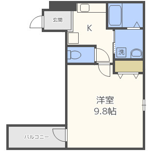 【間取り】 | フジパレス堺東Ⅱ番館