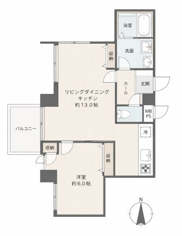 【間取り】 | 二俣川ダイカンプラザ2号館