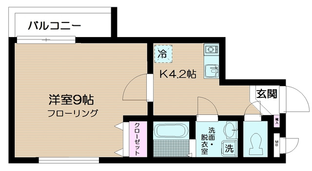 板橋区徳丸２丁目のアパートの間取り