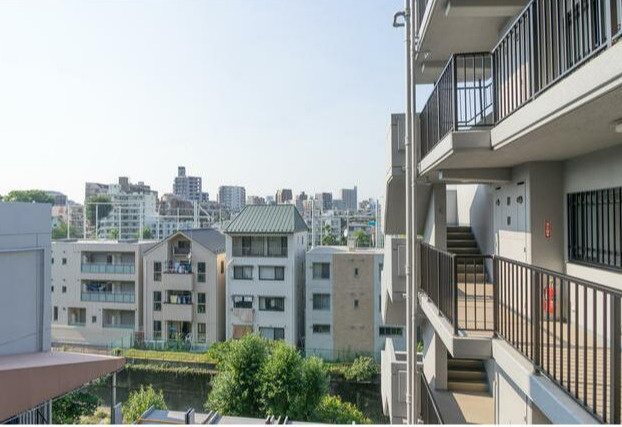 弥生町リバーサイドマンションの展望