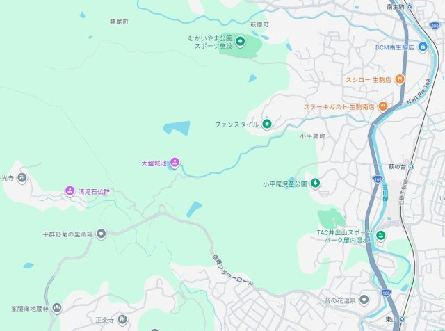 ●29(土)30(日)現地説明会　生駒市小平尾町　限定1邸の地図