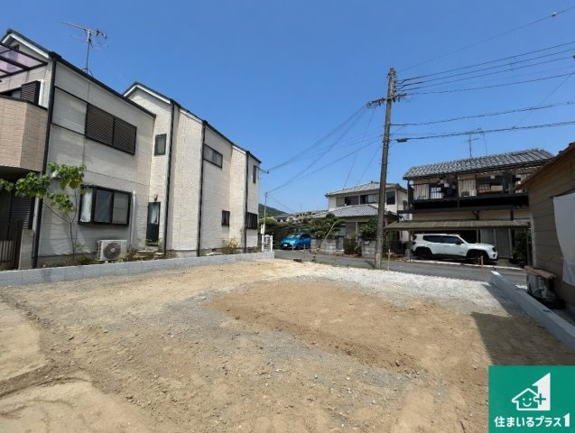 ●29(土)30(日)現地説明会　生駒市小平尾町　限定1邸の外観|現在はこんな感じです。完成までが待ち遠しいですね。