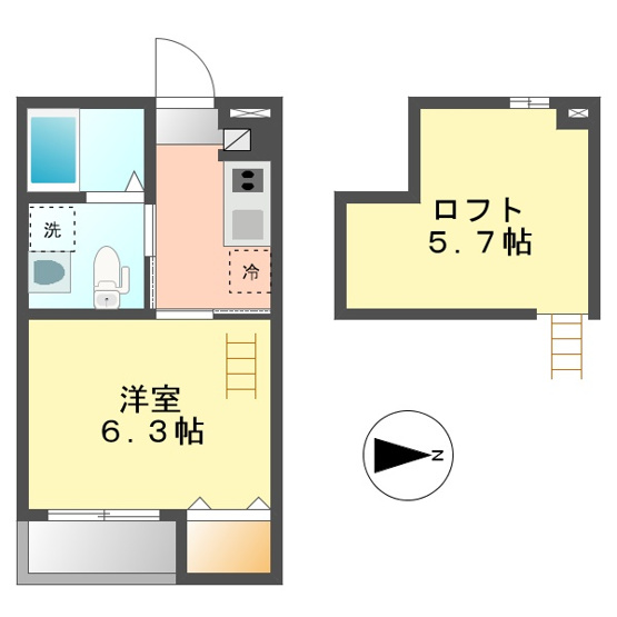 【間取り】 | Kohimari志賀本通 | Kohimari志賀本通　お問合せはなご家おもてなし不動産へ。