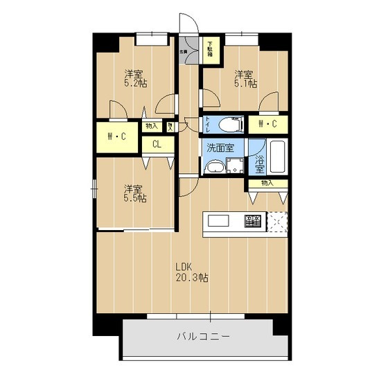 LIBTH原水の間取り