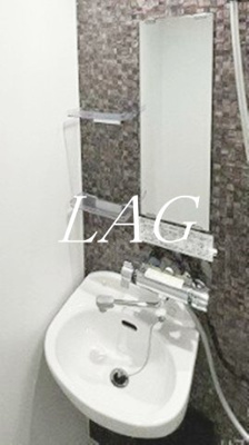 【洗面所】 | 桜新町アムフラット | 洗面台です。