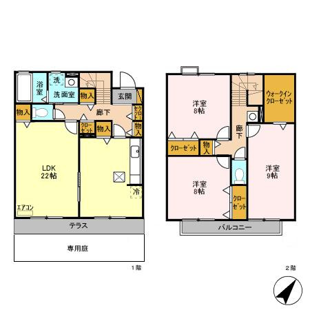 【間取り】 | リビングタウン汐見丘